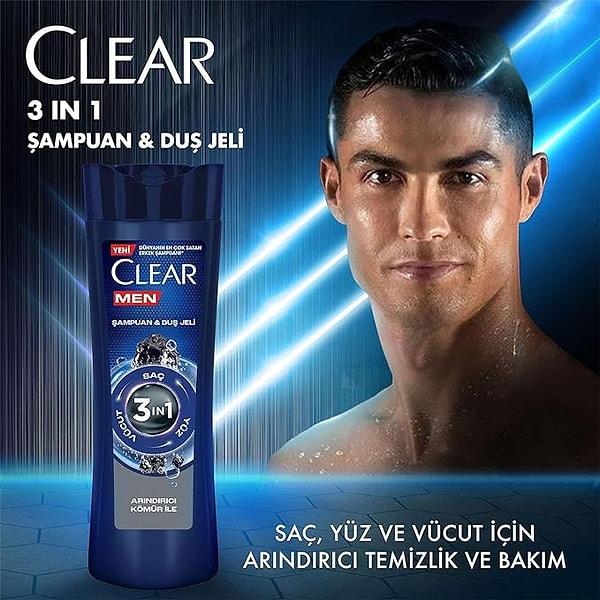 3. Erkeklerin, hem şampuan hem de duş jeli olarak kullanabileceği Clear 3'ü 1 arada ile aynı zamanda yüzünüzü de temizleyebilirsiniz.