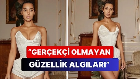 Kıyafet Seçimleriyle İnterneti Kırıp Geçen Kim Kardashian'ın Korse Seçimi "Belin Nerede?" Dedirtti