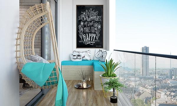 6. Genel temizlikten ayrı olarak balkonunuzda bulunan mobilyalara ekstra kontroller yapabilirsiniz.