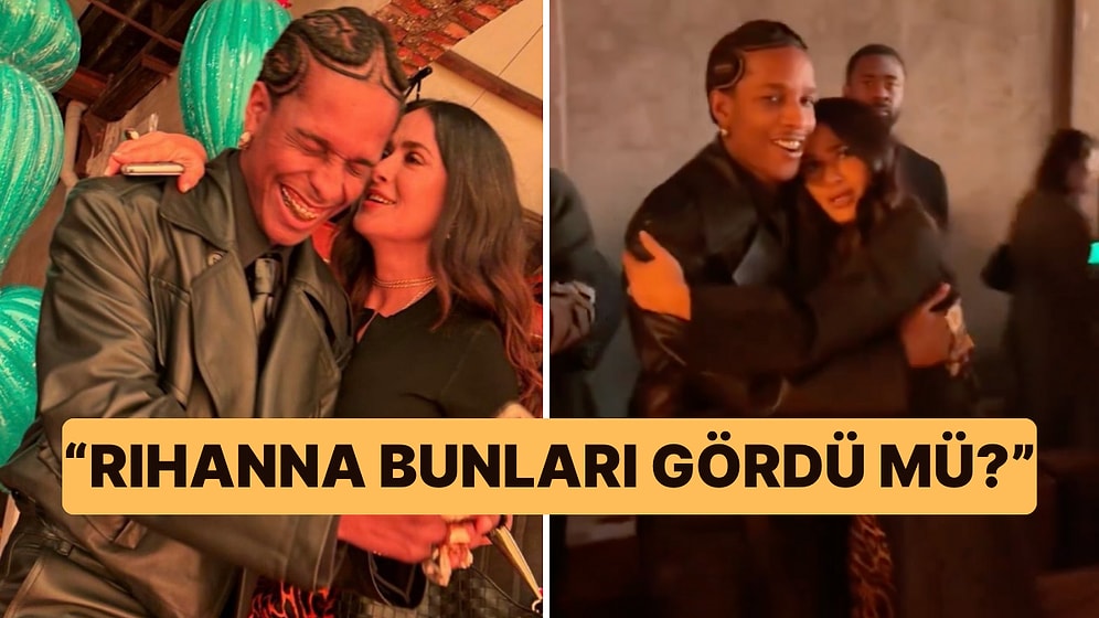 ASAP Rocky ve Salma Hayek'in Milano Moda Haftasındaki Samimi Görüntüleri Kısa Sürede Çok Sayıda Eleştiri Aldı