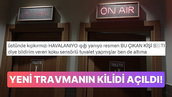 Koku Sensörlü Kafe Tuvaletinden Adeta Baskın Yemiş Gibi Muamele Gören Kadına Çok Güleceksiniz