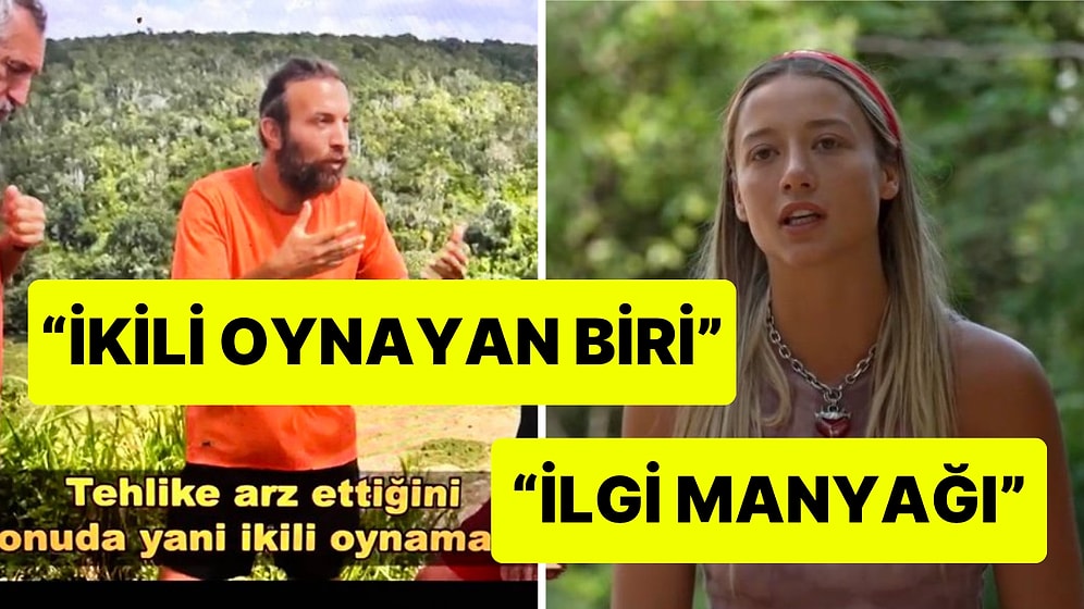 Survivor'da Sercan'ın Aleyna İçin "İlgi Manyağı" Demesine İzleyicilerden Tepki Yağdı