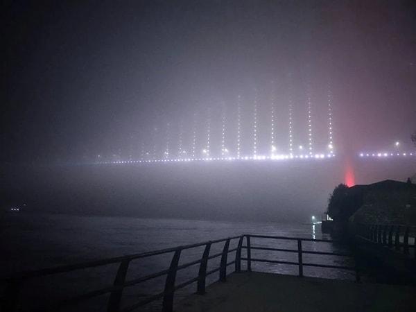 İstanbul'un kuzey ve yüksek kesimlerinde gece saatlerinden itibaren sis etkili oluyor.