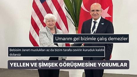 Mehmet Şimşek, ABD Hazine Bakanı ile Görüştü: Paylaşımı Janet Yellen Yaptı