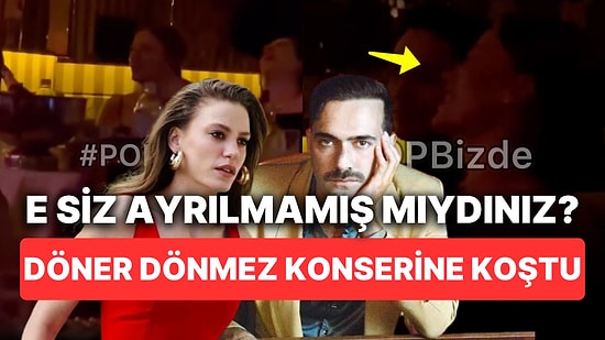 Serenay Sarıkaya Türkiye'ye Döner Dönmez Soluğu Sevgilisi Mert Demir'in Konserinde Almış!