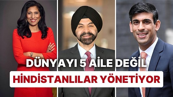 Dünyayı 5 Aile Değil Hindistanlılar Yönetiyor: Hint Kökenli CEO'ların Sayısı Düşündüğünüzden Çok Fazla!