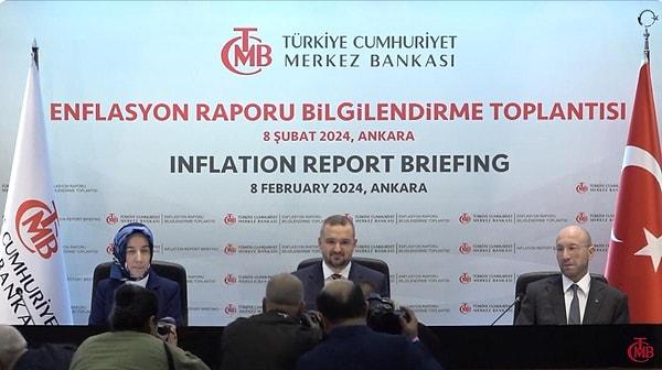 Merkez Bankası, 2024-I Enflasyon Raporu sunumunda Başkan Yardımcısı Cevdet Akçay, yıl sonu hedefin tutacağını belirterek, "Enflasyonun yüzde 36 tahmini iddialı ama iddiasız hedef koyan bir merkez bankası oksimorondur zaten" demişti.