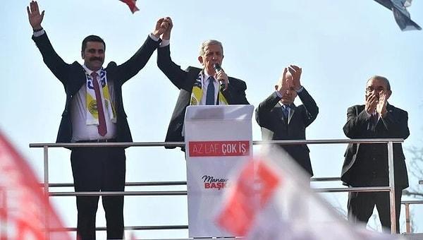 Ankara üyükşehir Belediye Başkanı Mansur Yavaş, Çubuk Seçim Koordinasyon Merkezi'nin açılışına katıldı.