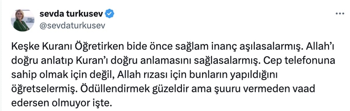 OnlyFans Fenomeni Merve Taşkın Baskı Yüzünden Kur'an'ı Hatim Ettiğini Söylemesi Sevda Türküsev'i