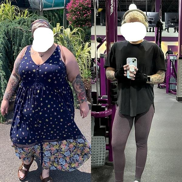 1. "100 kilo vermek bugüne kadar yaptığım en zor şeydi ama artık çok daha sağlıklıyım!"