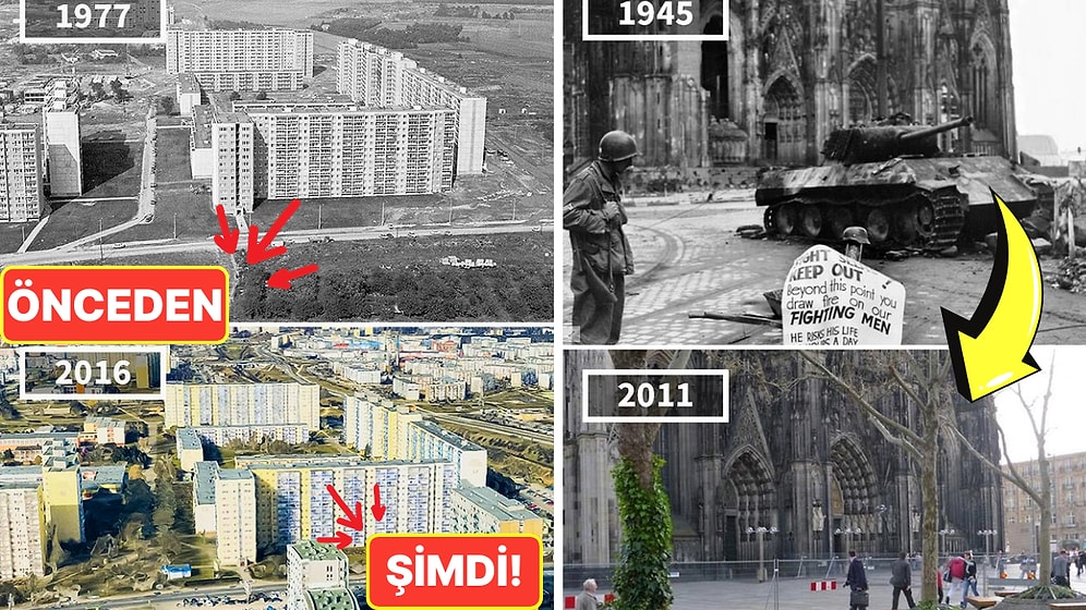 Geçmişten Günümüze Kadar Çok Değişmiş Bu 15 Yerin Fotoğrafı Sizi Adeta Büyüleyecek