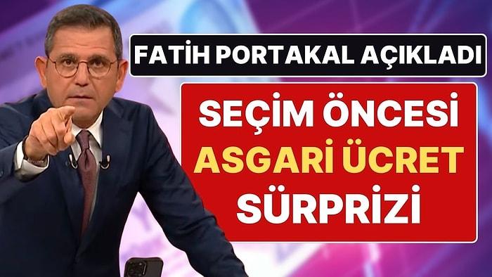 Fatih Portakal’dan Asgari Ücret Açıklaması: “Erdoğan Tüm Tuşlara Basıyor, Asgari Ücret Müjdesi Verebilir”