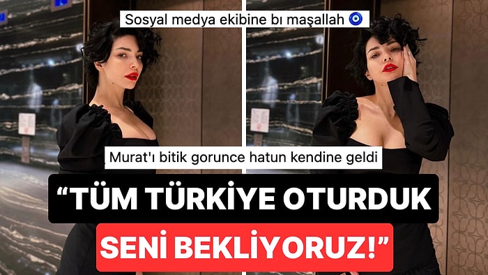 Sosyal Medyasına Çekidüzen Veren Merve Boluğur'un Siyahlar İçindeki Pozları "Ekibe Bir Maşallah" Dedirtti