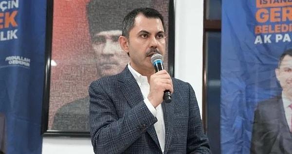 Murat Kurum, yaptığı açıklamada İstanbul’daki 650 bin konutun yenileneceğini ifade etmişti.