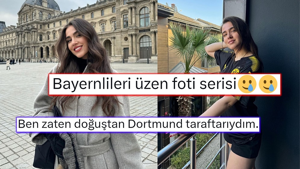 Sunucu Ecem Dinçkal'ın Dortmund Formasıyla Verdiği Pozlar En Koyu Münihlileri Bile Düşündürdü