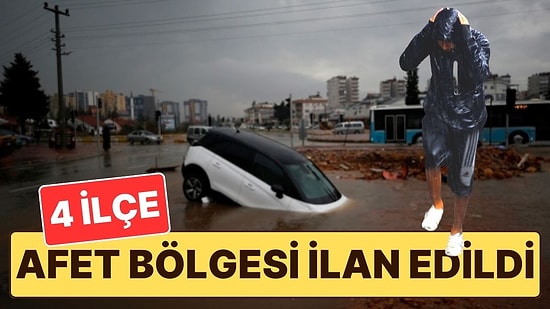 Yoğun Yağışlar Sonrasında Antalya'da 4 İlçe Afet Bölgesi İlan Edildi