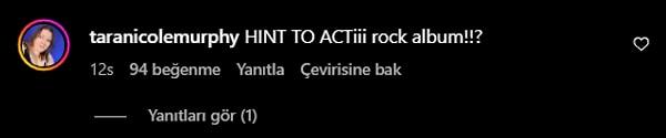 "'ACT III' rock albümüne ipucu!?"
