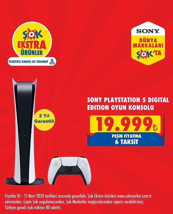 ŞOK, 01-15 Mart 2024 tarihleri arasında sunduğu indirimli birçok ürünün arasında göze çarpanlardan biri şüphesiz Sony Playstation 5 oldu.