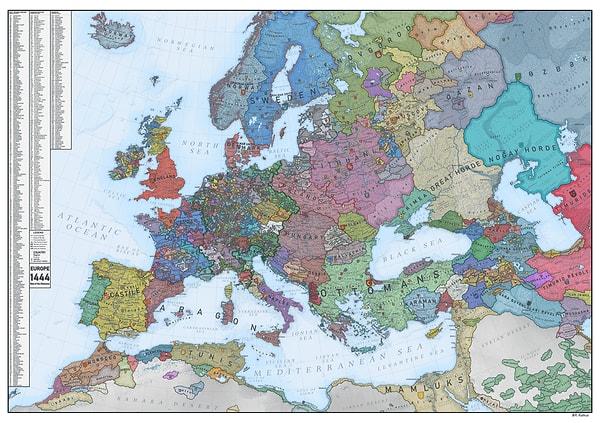 13. 1444 yılında Avrupa.