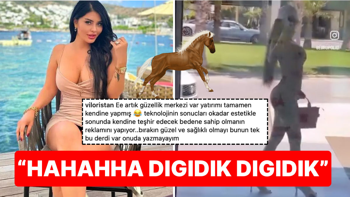 İddialı Paylaşımlarıyla Meşhur Ebru Polat'ın Son Videosundaki "At Gibi Kadınım" İması Dillere Fena Düştü!