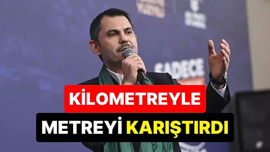 İstanbul Büyükşehir Belediyesi Adayı Murat Kurum  8 Km'yi 8 Metre Zannederek Adımla Ölçtü