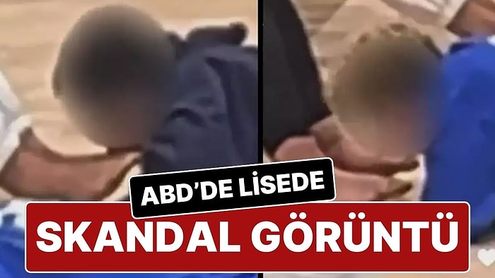 ABD'deki Lisede Skandal Görüntüler: Bir Grup Öğrenci, Ayağına Fıstık Ezmesi Süren Öğrencilerin Ayağını Yaladı!