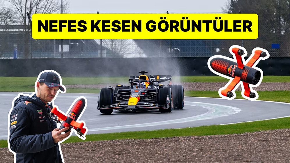 Bu Yarışı Mutlaka İzlemelisiniz: Formula 1'in Asi Çocuğu Max Verstappen Dünyanın En Hızlı Drone'una Kafa Tuttu