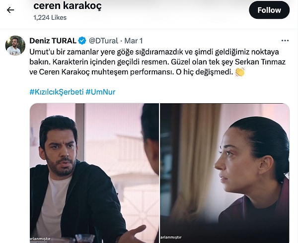 İki isim de Twitter (X) hesaplarından oldukça manidar beğenilerde bulundu.