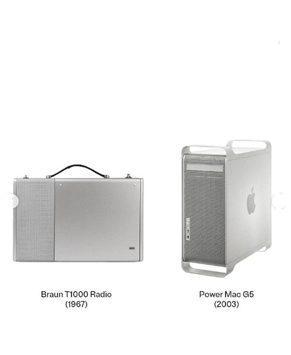 Ive managed to borrow design elements from Dieter Rams' Braun designs.