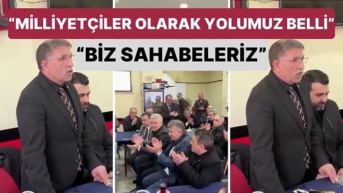 MHP Arnavutköy İlçe Başkanı Temel Bedir AKP'ye Oy Vermeyenlerin "Ebu Cehil'in Yolundan Gittiğini" Söyledi