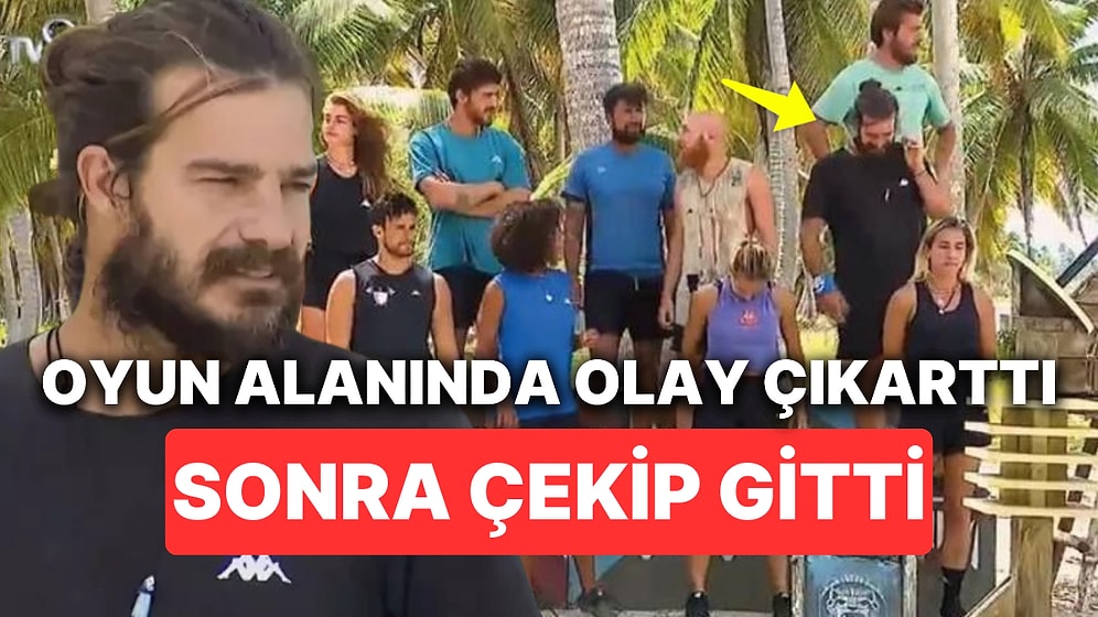 Survivor All Star'da Oyun Alanında Demediğini Bırakmayan Hakan Hatipoğlu Ardından Terk Edip Gitti