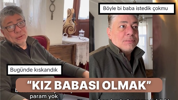 “Ben Kız Babasıyım” Diyerek TikTok Akımına Katılan Baba İzleyen Herkesten Beğeni Topladı