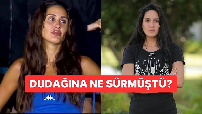 Sema Aydemir Survivor Sahra'nın Dudaklarının Neden Parlak Olduğunu Anlattı!