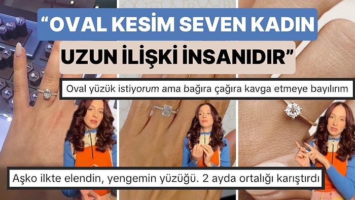 Bir Kadın Nişan Yüzüklerine Göre Kadınları Yorumladı: "Baget Yüzük Sevenin Hızlı Bir İlişki Hayatı Vardır"