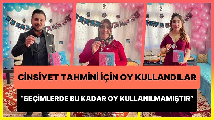 Seçimlerde Bu Kadar Oy Kullanılmamıştır: Doğacak Bebeğin Cinsiyet Tahmini İçin Oy Kullanan Akrabalar