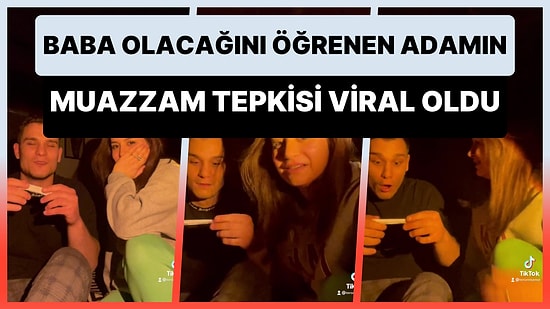 Gözleri Kapalı Bir Şekilde Hamilelik Testinin Ne Olduğunu Tahmin Etmeye Çalışan Adamın Muazzam Tepkisi
