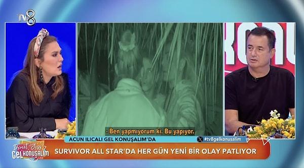 Pınar'ın da Sema'ya şiddet uyguladığını hatırlatan Demet Akalın Acun Ilıcalı'ya "Pınar neden ceza almadı"  sorusunu sordu.