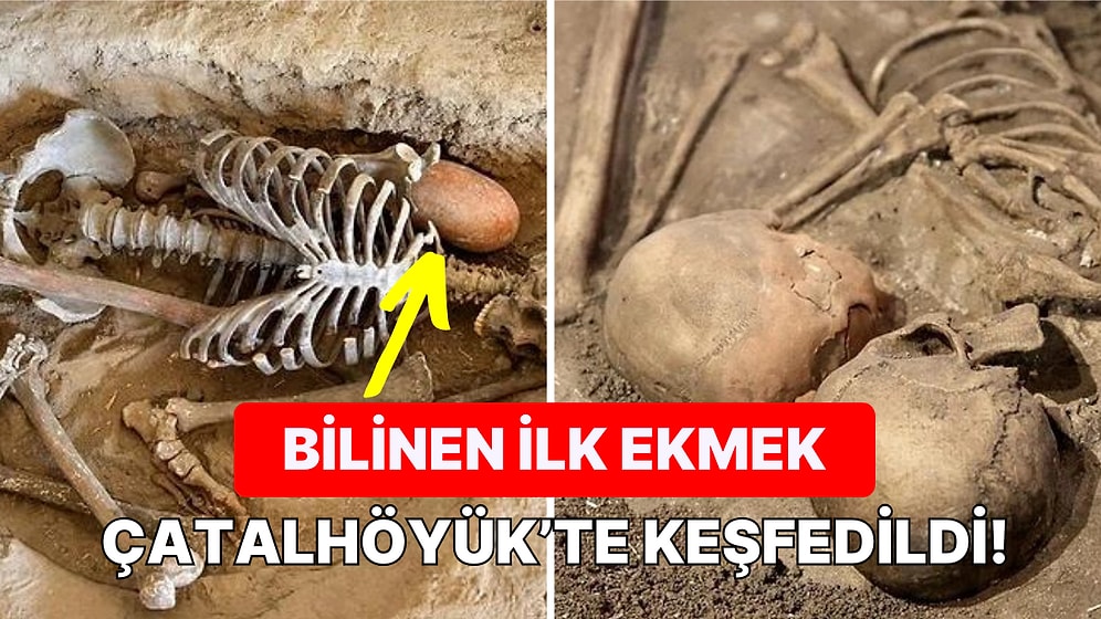 Tam 8600 Yıllık Dünyanın En Eski Ekmeği Çatalhöyük'te Yapılan Kazı Çalışmasında Bulundu!