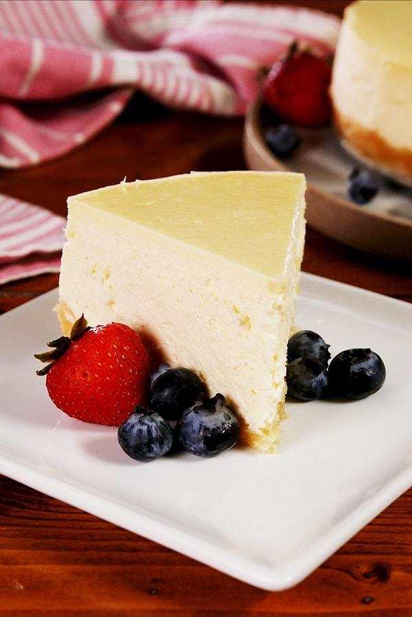 9. Glutensiz cheesecake