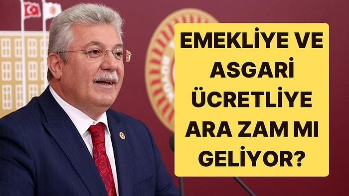 AK Partili Muhammet Emin Akbaşoğlu Açıkladı: Asgari Ücret ve Emekliye Zam mı Geliyor?