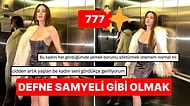 Yıllara Meydan Okuyan Güzelliğiyle Meşhur Defne Samyeli'nin Asansör Pozları "Ne Yiyip Ne İçiyorsun" Dedirtti