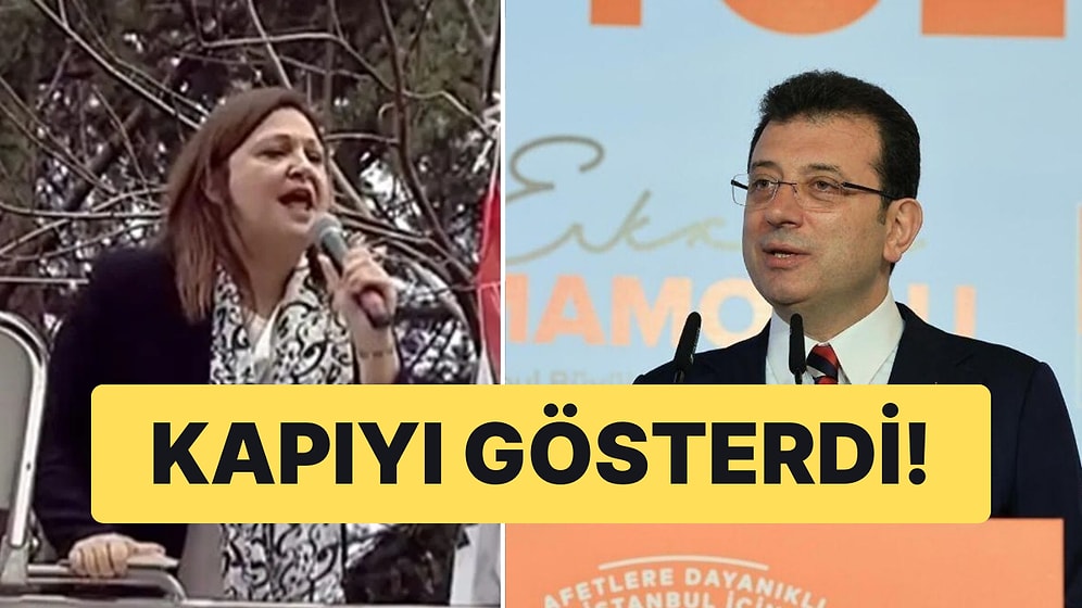 Ekrem İmamoğlu’ndan Burcu Köksal Açıklaması: “Kendine Başka İş Bulacak!”