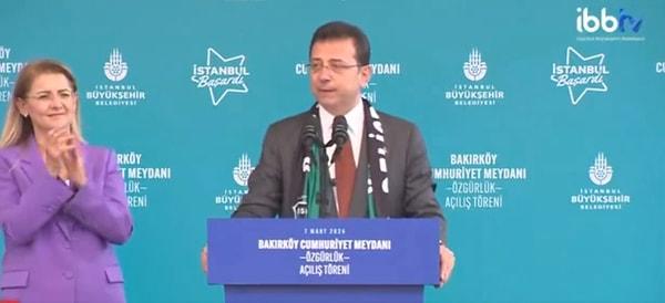 CHP’li İBB Başkanı ve adayı Ekrem İmamoğlu, bugün İstanbul Bakırköy’de yaptığı seçim çalışmalarında Burcu Köksal’ın açıklamalarına cevap verdi.