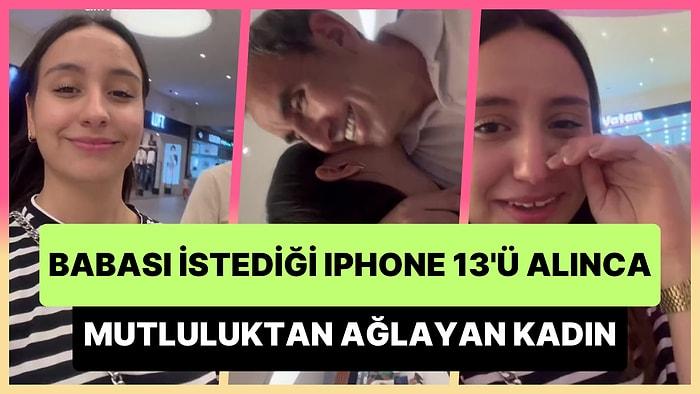 Bazı Çocuklar Çok Şanslı: Babası İstediği iPhone 13 Telefonu Aldığı İçin Mutluluktan Ağlayan Genç