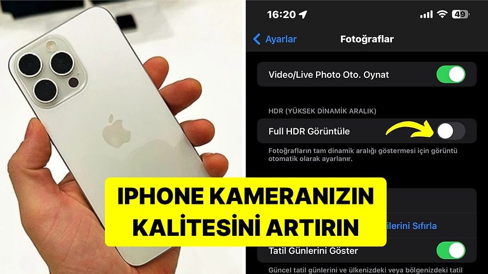 iPhone Kamerasından Şikayetçi Olanlara Özel TikTok'taki Bir Kullanıcıdan İlaç Gibi Öneriler Geldi!