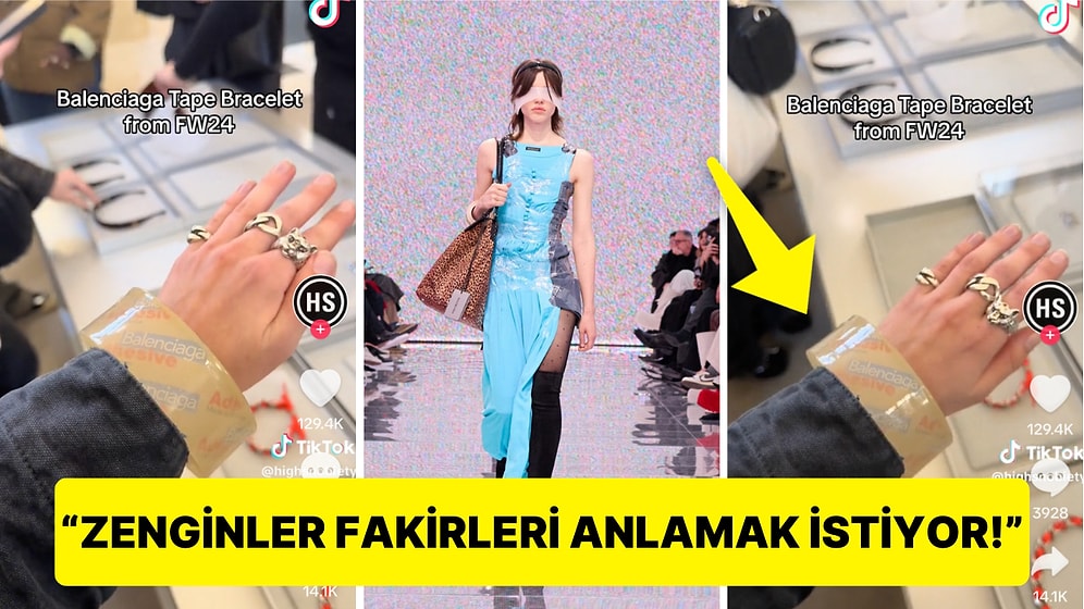 Skandallarıyla Tepki Çeken Balenciaga'nın Koli Bandı Şeklindeki Bilekliği Şuur Kaybına Sebep Oldu