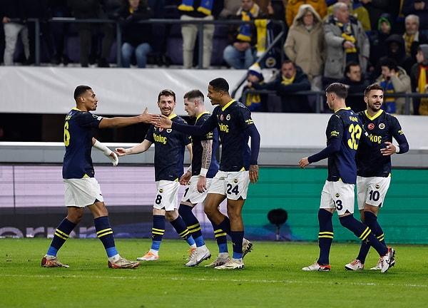 Sarı-lacivertliler, UEFA Konferans Ligi Son 16 Turu ilk maçında Belçika ekibi Union Saint-Gillois’i deplasmanda 3-0 yendi.