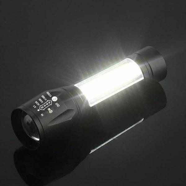 Taktikal Led USB ŞARJLI Ultra Güçlü Mini Boy El Feneri