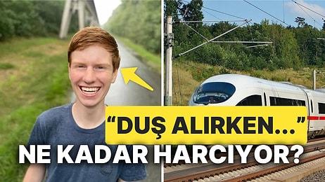 Almanya'da Sadece Trenlerde Yaşayarak Neredeyse Hiç Para Harcamayan Gencin İlginç Hikayesi