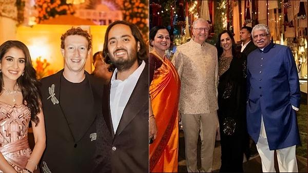 Aralarında Bill Gates ve Mark Zuckerberg'in de bulunduğu üst düzey konuklar, 118 milyar dolar değerinde bir servete sahip olan Abanilerin evliliğini kutlamak üzere Hindistan'ın Jamnagar kentini ziyaret etti.